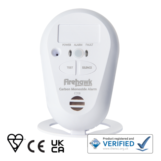 Firehawk Carbon Monoxide Alarm 5 Year Sealed Battery