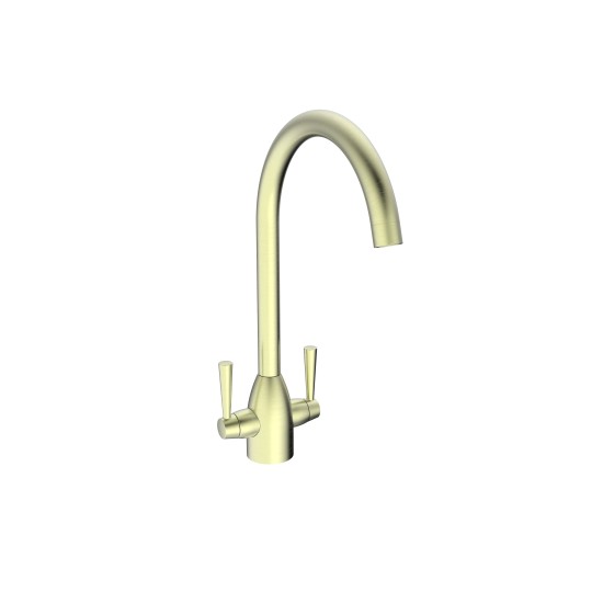 Fornham Kitchen Mixer Tap Brushed Brass