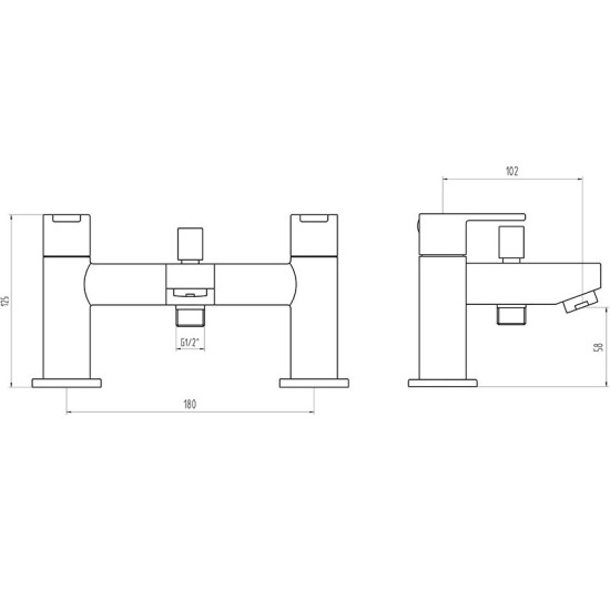 Felsham Bath Shower Mixer