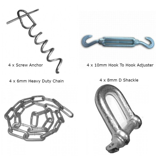 Chain Down Kit For Soft Ground