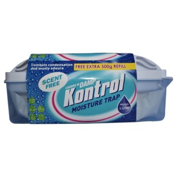 Kontrol Streamline Moisture Trap (1L) and Extra 500g Refill Scent Free