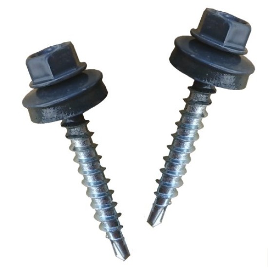 Graphite Roof Tek Screw Pack 1000