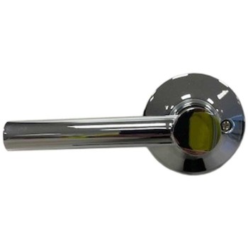 Round Bar Passage Handle Set In Chrome With 25mm Tube Latch