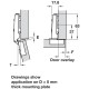 Click On Concealed Hinge 110°