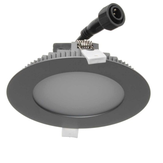 8W LED Panel Light Pewter 150mm 3 Core