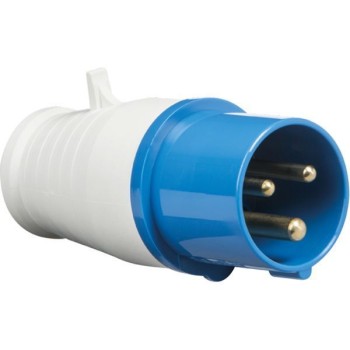 16A IP44 240V 2 Pole Earth Plug 