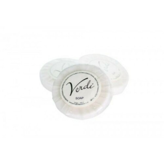 Verdi 15g Round White Soap Flora Pleat Wrap Pack 100