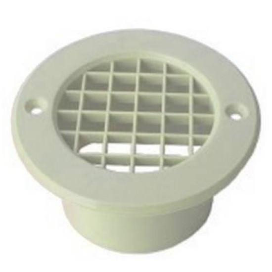 75MM MESH FLOOR VENT WHITE