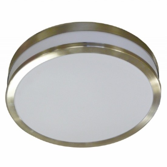 CEILING LIGHT CHROME BAND 290MM DIA