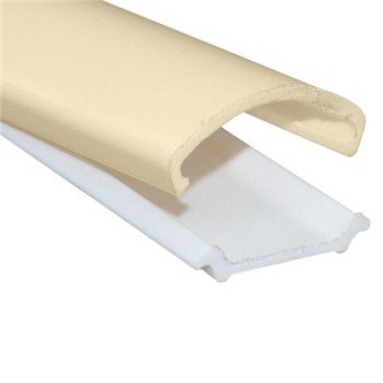 'D' mould  Large (A + B) SIZE: 22mm x 2.4 metre Cream