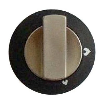 Hob - Grill Knob Black Satin SSPA0902.SA