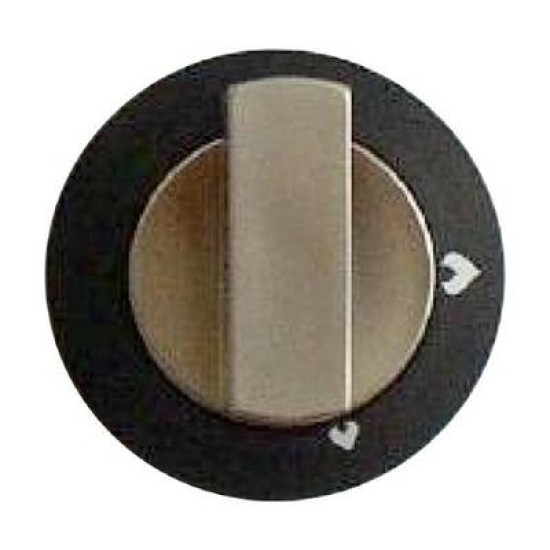 Hob - Grill Knob Black Satin SSPA0902.SA