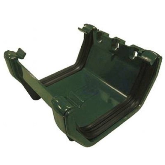 Square Line Gutter Union Bracket - Green