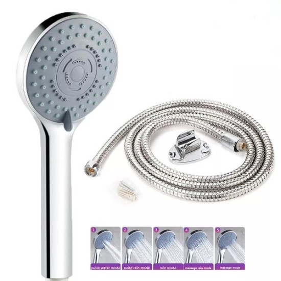 5 Mode Shower Kit Chrome