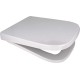 Square Cut V20 One Soft Close Toilet Seat in White