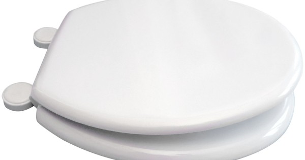 Moulded MDF Toilet Seat White - 82010