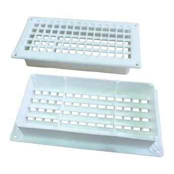 Caravent Plastic Recessed Interior Vent 25mm Tail White Caravent Plastic Recessed Interior Vent 25mm Tail White